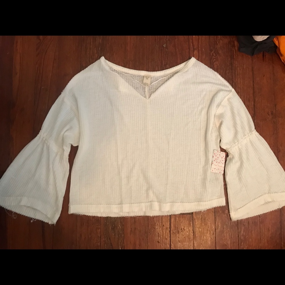 White Free People Top